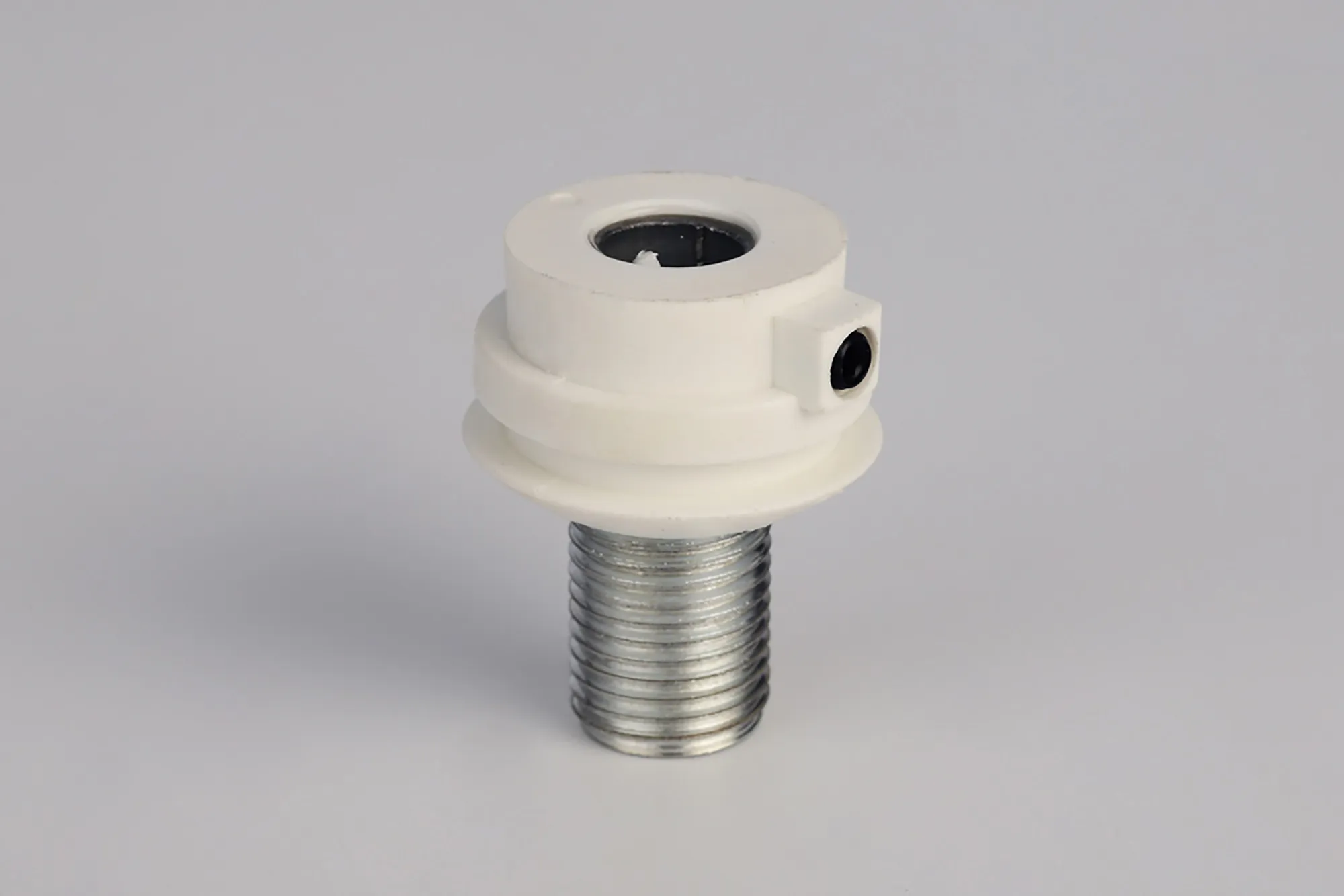 Ret. Collar For Pendant Rod M8 Internal Thread 99-080-1  Eutrac Adapters & Components-White